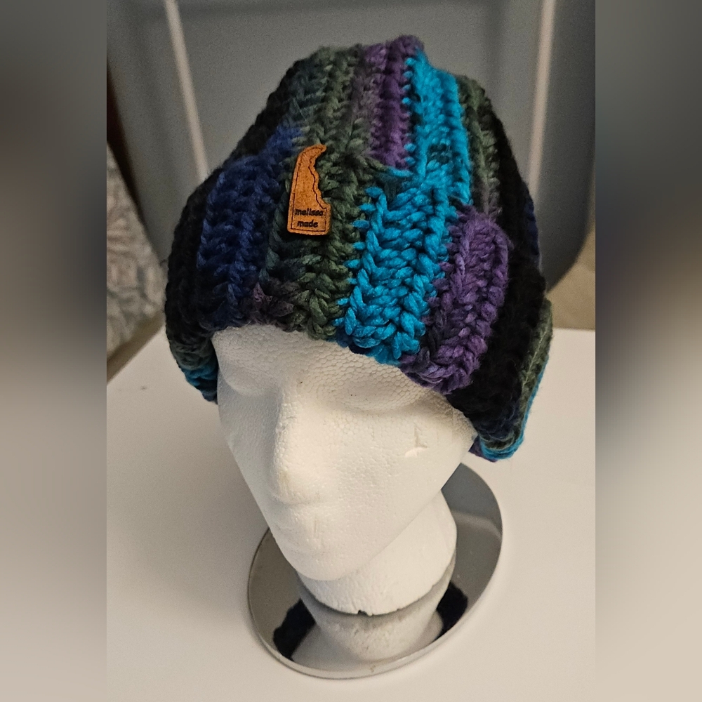 Handmade Multicolor Crochet Beanie